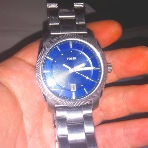 Stainless Steel Blue Men's FOSSIL Watch